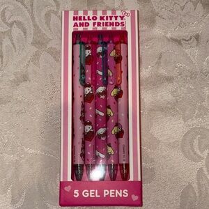 Hello Kitty Pink Gel Pens Set